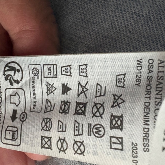 All Saints Denim dress size 10 ( excellent condition) 65$ - Picture 12 of 16